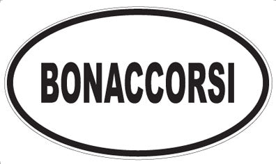 BONACCORSI - Oval Magnet