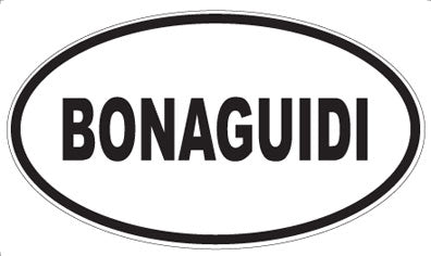 BONAGUIDI - Oval Magnet