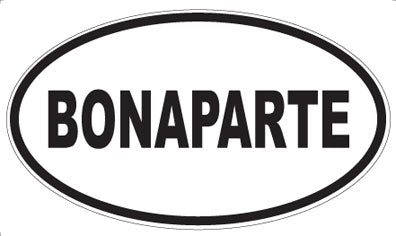 BONAPARTE - Oval Magnet