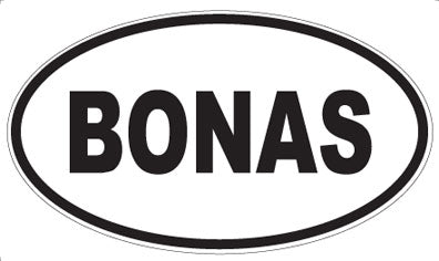 BONAS - Oval Magnet