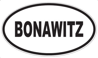 BONAWITZ - Oval Magnet