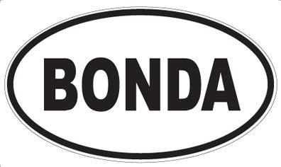 BONDA - Oval Magnet