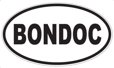 BONDOC - Oval Sticker