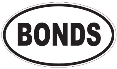 BONDS - Oval Magnet