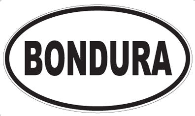 BONDURA - Oval Magnet