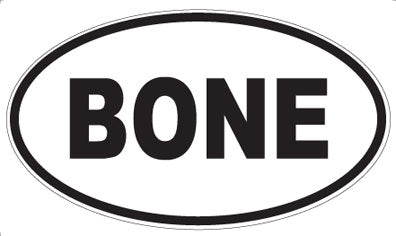BONE - Oval Magnet