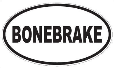 BONEBRAKE - Oval Sticker