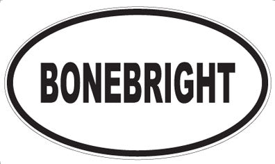 BONEBRIGHT - Oval Sticker