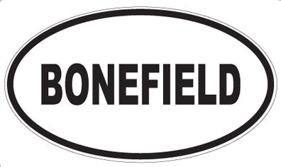 BONEFIELD - Oval Magnet