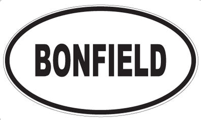 BONFIELD - Oval Magnet