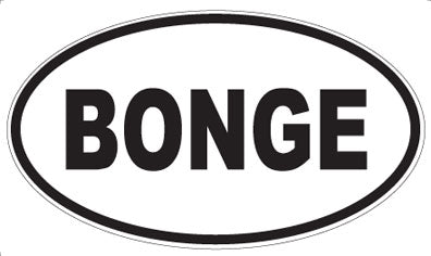 BONGE - Oval Magnet