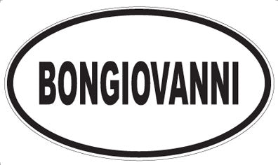 BONGIOVANNI - Oval Magnet