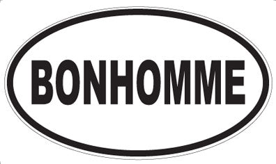 BONHOMME - Oval Sticker