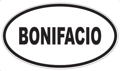 BONIFACIO - Oval Sticker