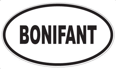 BONIFANT - Oval Magnet