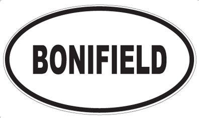 BONIFIELD - Oval Sticker