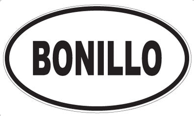 BONILLO - Oval Magnet