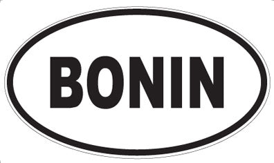 BONIN - Oval Magnet