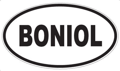 BONIOL - Oval Sticker