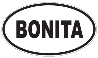 BONITA - Oval Magnet