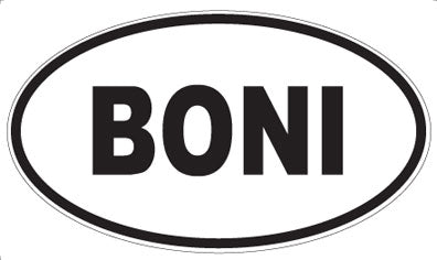 BONI - Oval Magnet
