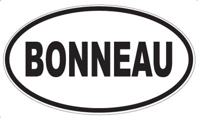 BONNEAU - Oval Magnet
