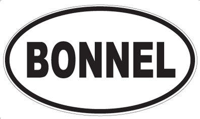 BONNEL - Oval Sticker