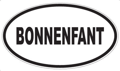 BONNENFANT - Oval Sticker
