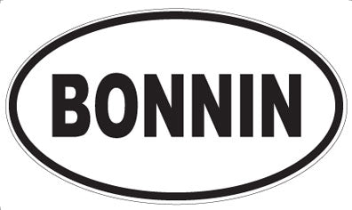 BONNIN - Oval Magnet