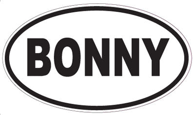 BONNY - Oval Magnet