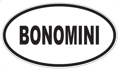BONOMINI - Oval Sticker