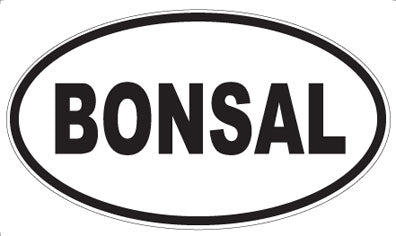 BONSAL - Oval Sticker