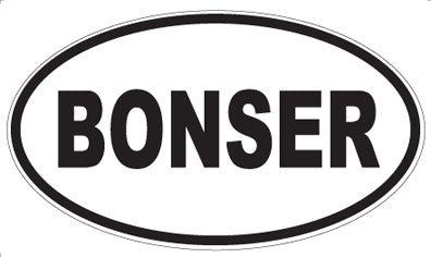 BONSER - Oval Magnet