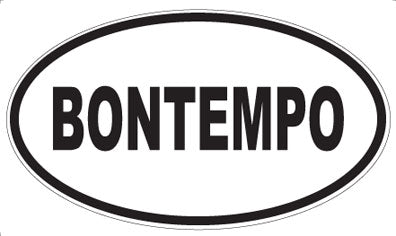 BONTEMPO - Oval Sticker
