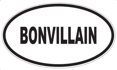 BONVILLAIN - Oval Magnet