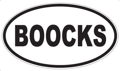 BOOCKS - Oval Magnet