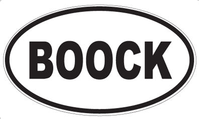 BOOCK - Oval Magnet