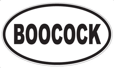 BOOCOCK - Oval Magnet