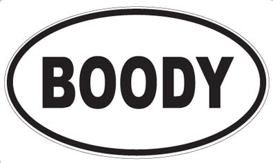 BOODY - Oval Magnet