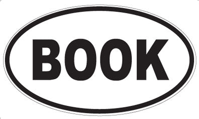BOOK - Oval Magnet