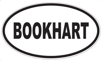 BOOKHART - Oval Magnet