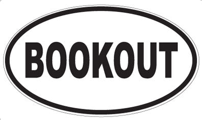 BOOKOUT - Oval Magnet