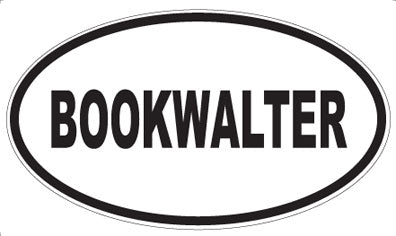 BOOKWALTER - Oval Magnet