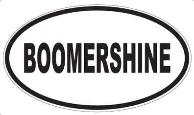 BOOMERSHINE - Oval Magnet