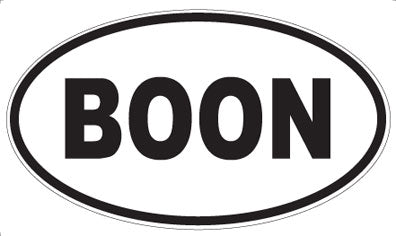 BOON - Oval Sticker
