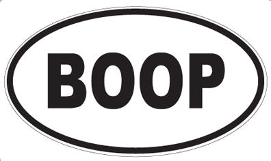 BOOP - Oval Magnet