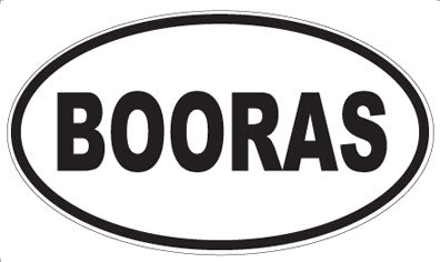 BOORAS - Oval Magnet