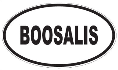BOOSALIS - Oval Magnet