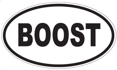 BOOST - Oval Magnet