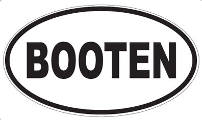 BOOTEN - Oval Magnet